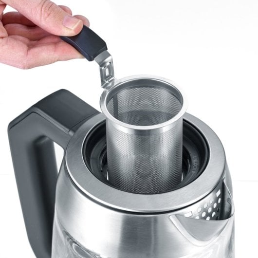 Severin WK 3479 Hervidor de Té/Agua Digital Deluxe 3000W 1.5L Acero Inoxidable/Cristal