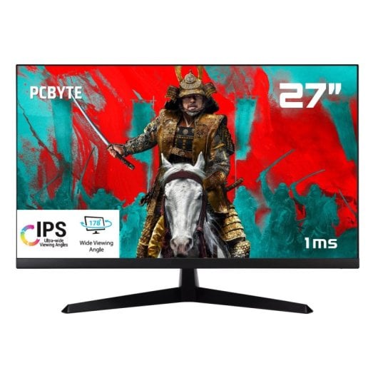 PCBYTE Eternity27 Pc AMD Ryzen 7 5700G/32GB/2TB SSD + Monitor 27" FHD 100Hz