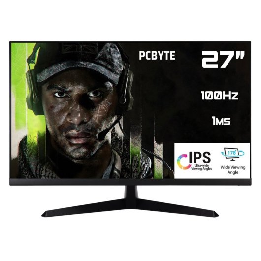 PCBYTE Returnal27 Pc Intel Core i7-12700F/64GB/2TB SSD/RTX 4060 + Monitor 27" FHD 100Hz