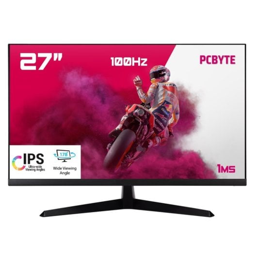 PCBYTE Mercury27 Pc AMD Ryzen 7 8700G/64GB/2TB SSD + Monitor 27" FHD 100Hz