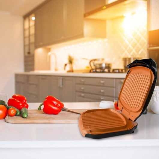 Bonplus Antihaft-Sandwichmaker Elektrogrill Sandwichgrill