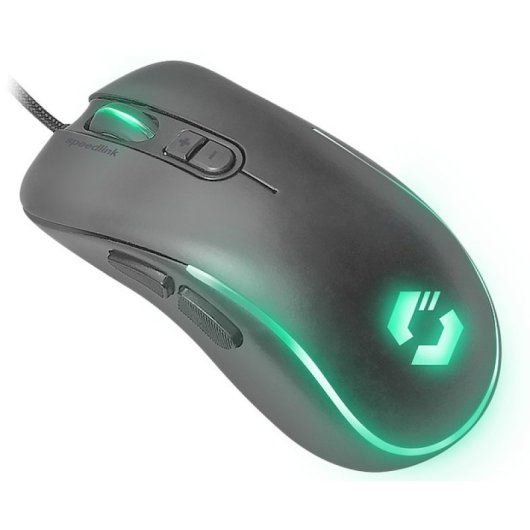 Speedlink ASSERO Gaming Mouse Ratón Gaming Óptico 3200 DPI Negro