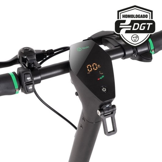 Youin XL3 Patinete Eléctrico 500W (Máx. 800W) 10" Negro
