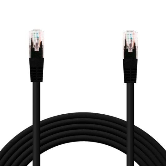 Ociodual Cable de Red RJ45 Cat.6 de 1m UTP AWG24 1Gbps 500MHz Negro