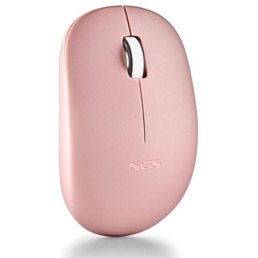 NGS FOG PRO Ratón Óptico Inalámbrico 1000 DPI Rosa