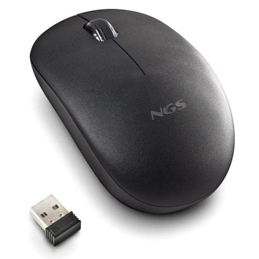 NGS FOG PRO Ratón Óptico Inalámbrico 1000 DPI Negro