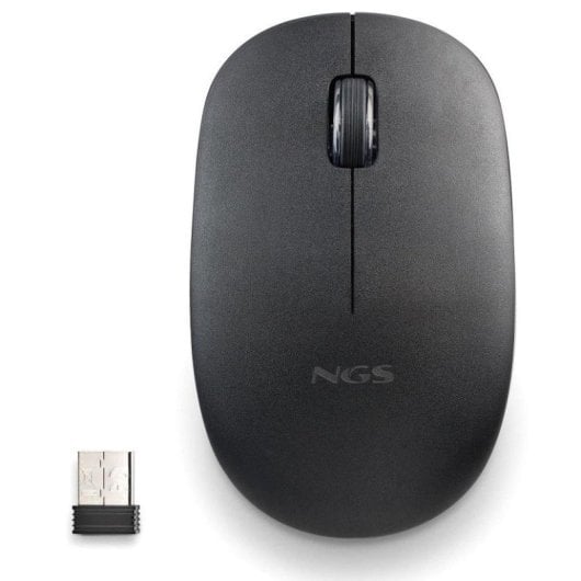 NGS FOG PRO Ratón Óptico Inalámbrico 1000 DPI Negro