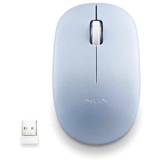 NGS FOG PRO Ratón Óptico Inalámbrico 1000 DPI Azul