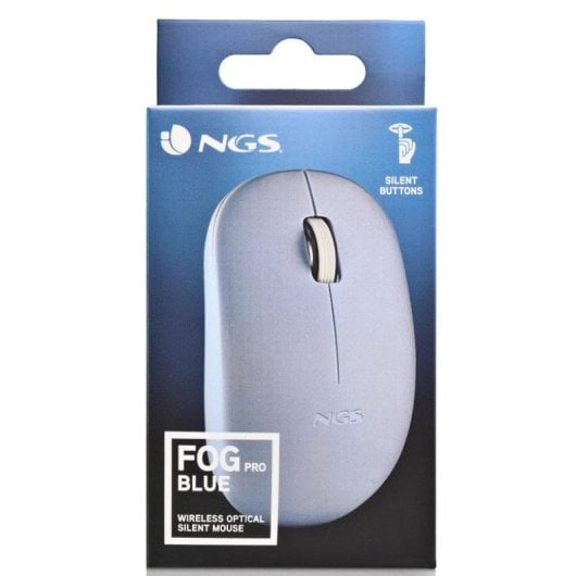 NGS FOG PRO Ratón Óptico Inalámbrico 1000 DPI Azul