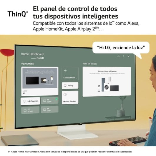 LG Smart Monitor 43SQ700S-W 42.5" LED IPS UltraHD 4K USB-C