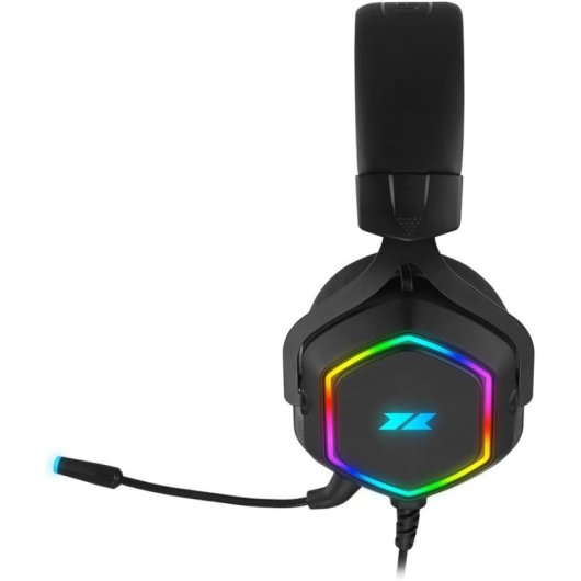 Cuffie da gioco 1Life Hexo 7.1 Surround RGB Nero