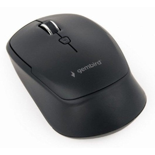 Ratón Gembird MUSW-4B-05 Inalámbrico 1600 DPI Negro 4 Botones Nanoreceptor USB
