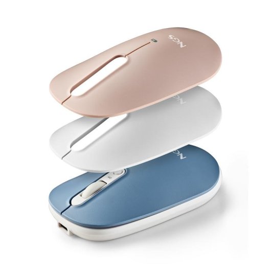 Maus NGS SHELL RB Multimodus Bluetooth 1600 DPI Mehrfarbig Wiederaufladbar