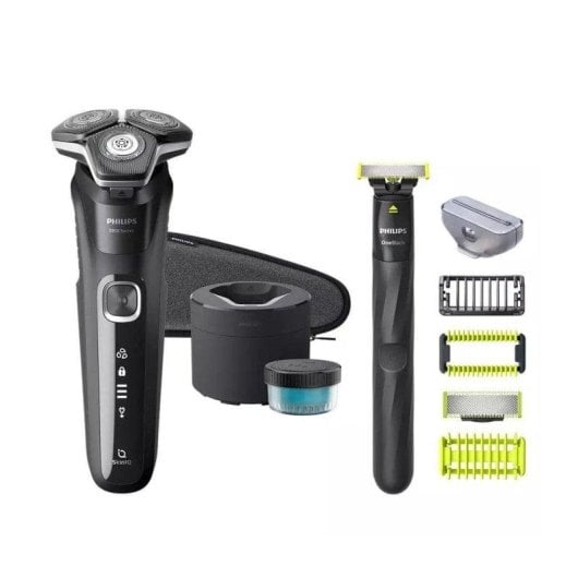 Elektrorasierer Philips Shaver Series 5000 S5898/79 Kabellos 60min Nass- und Trockenrasur 3 Scherköpfe Schnellladung