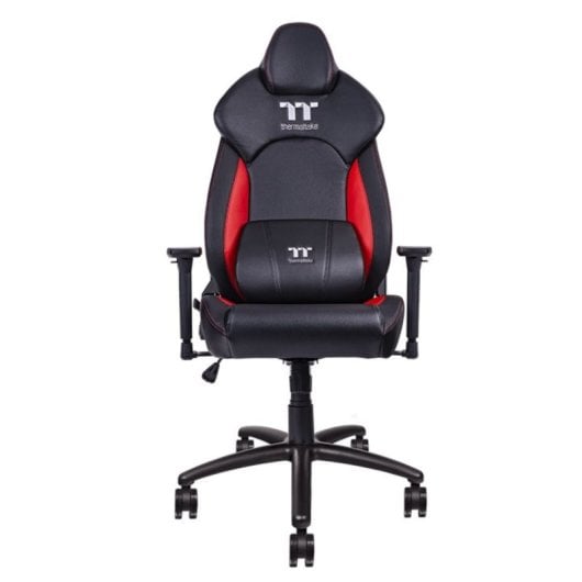 Thermaltake GGC-VCO-BRLWDS-01 Siège pour jeu vidéo Fauteuil de gaming Siège rembourré Noir, Rouge