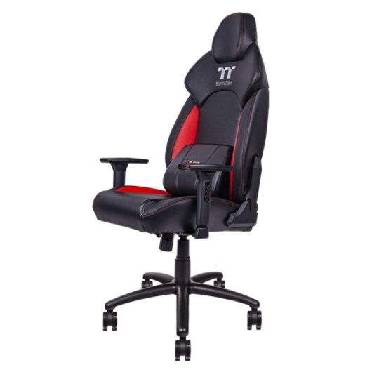 Thermaltake GGC-VCO-BRLWDS-01 Siège pour jeu vidéo Fauteuil de gaming Siège rembourré Noir, Rouge