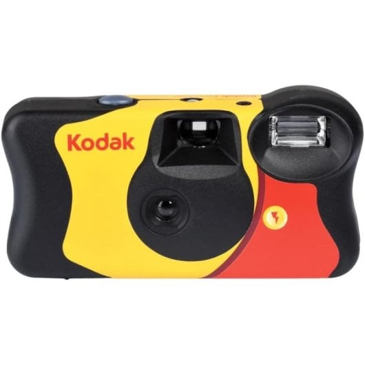 Kodak FunSaver Cámara de Fotos Analógica de un Solo Uso 35mm 400/800 ISO con 27 Fotos y Flash