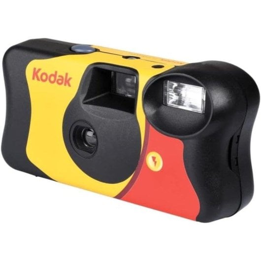 Fotocamera Analogica Kodak FunSaver 35mm Usa e Getta Flash Nero