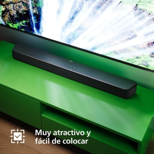 Philips TAB5309 Barra de sonido con Subwoofer Inalámbrico Dolby Digital Plus DTS Virtual:X Bluetooth Negro