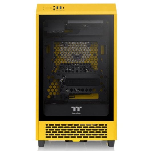 Thermaltake The Tower 200 Bumblebee Mini Tower Cristal Templado USB-C Amarilla