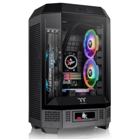 Thermaltake The Tower 300 Micro Tower MATX Cristal Templado USB-C Negra