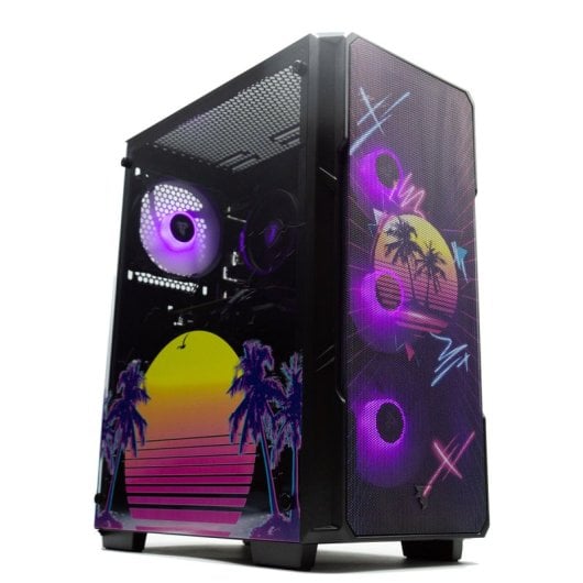 PcCom Lite AMD Ryzen 5 5500 / 16 Go / 1 To SSD / RX 6600 - Ville magique