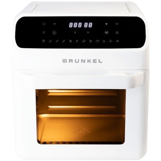 Grunkel Fryer Oven Fritadeira a Ar Air Fryer com Janela 12L 1600W Branca