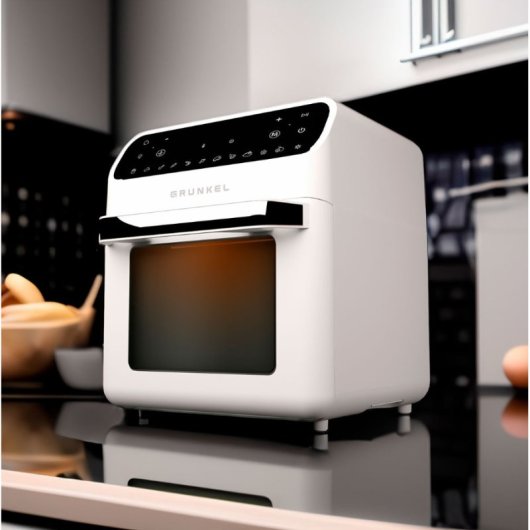 Grunkel Fryer Oven Fritadeira a Ar Air Fryer com Janela 12L 1600W Branca