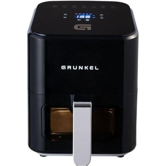 Fritadeira de Ar Grunkel Black Easy Fryer 4L 1200W com Janela e Iluminação Interior