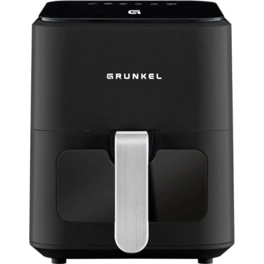 Fritadeira de Ar Grunkel Black Easy Fryer 4L 1200W com Janela e Iluminação Interior
