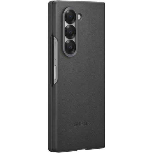 Samsung Eco-Leather Case Vegane Lederhülle Grau für Galaxy Z Fold6
