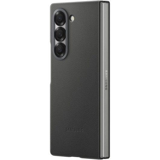 Samsung Eco-Leather Case Vegane Lederhülle Grau für Galaxy Z Fold6