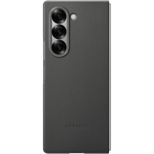 Samsung Eco-Leather Case Vegane Lederhülle Grau für Galaxy Z Fold6