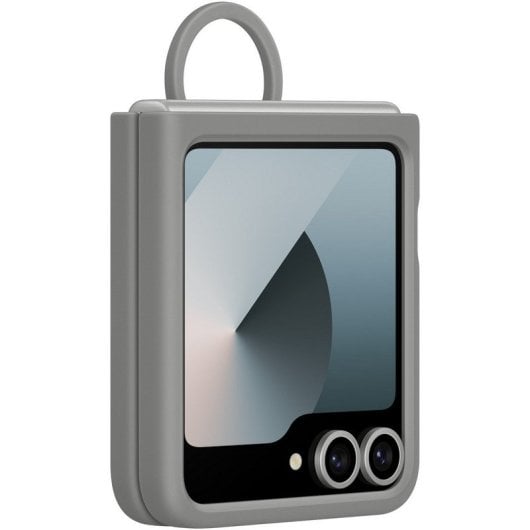 Custodia in silicone Samsung Custodia in silicone grigia per Galaxy Z Flip6