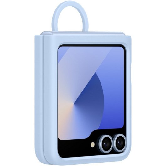 Samsung Silicone Case Funda de Silicona Azul para Galaxy Z Flip6