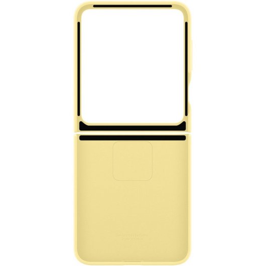 Samsung Silicone Case Funda de Silicona Amarilla para Galaxy Z Flip6