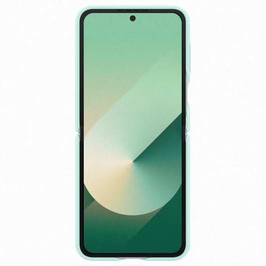 Samsung Flap Eco-Leather Funda de Cuero Vegano Verde Menta para Galaxy Z Flip6