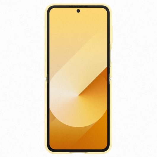 Samsung Flap Eco-Leather Vegan Lederhülle Gelb für Galaxy Z Flip6