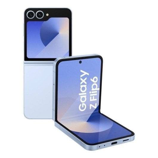 Samsung-Galaxy-Z-Flip6-256GB-Smartphone-Plegable-con-IA-Azul-Libre