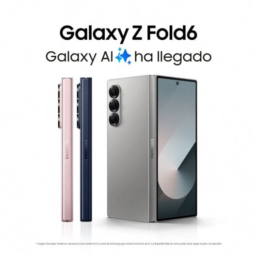 Samsung Galaxy Z Fold6 512GB Smartphone Plegable con IA Rosa Libre