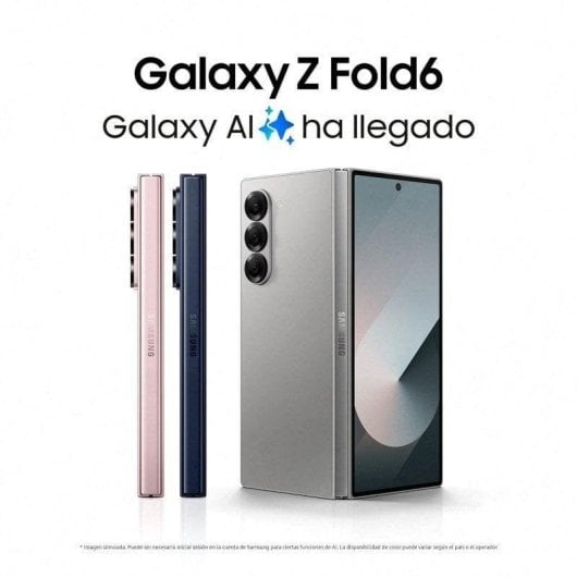 Samsung Galaxy Z Fold6 512GB Smartphone Plegable con IA Rosa Libre Reacondicionado