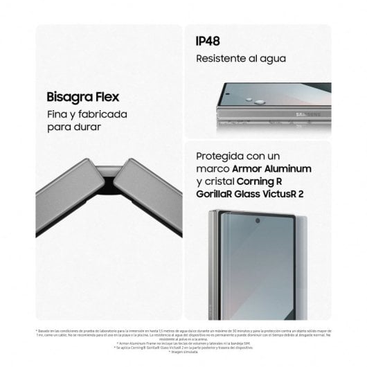 Samsung Galaxy Z Fold6 512GB Smartphone Plegable con IA Rosa Libre