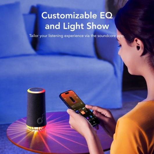 Soundcore Glow Altavoz Inalámbrico Portátil 30W Sonido 360