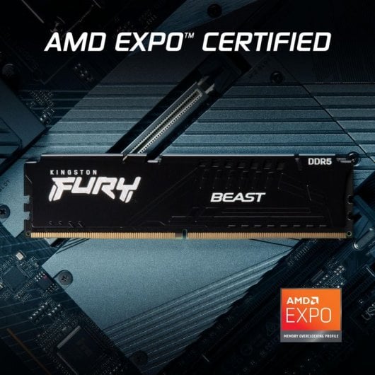 Kingston FURY Beast DDR5 6000MHz 64GB 2x32GB CL30 AMD EXPO