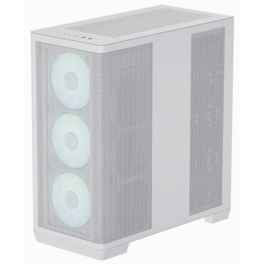 APNX C1 RGB Midi Tower Cristal Templado USB-C Blanca