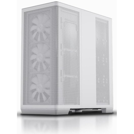 APNX C1 RGB Midi Tower Cristal Templado USB-C Blanca