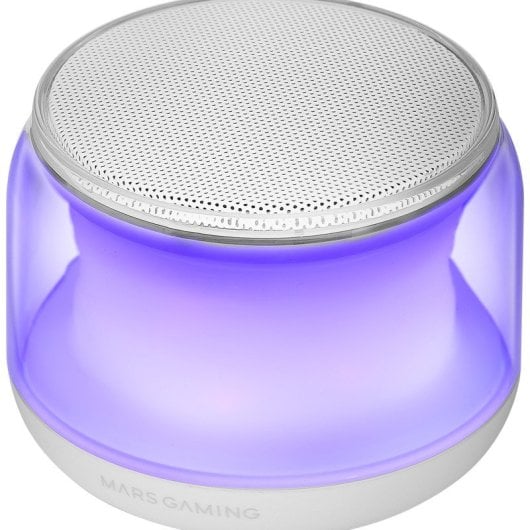 Mars Gaming MS-Aura Altifalantes Bluetooth 5.3 Chipset DSP 15W RGB Clearview 360º Brancos