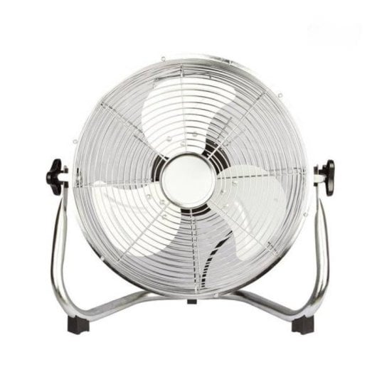 Iluminashop 309513 Ventilador Industrial de Suelo Cromo 60W Metal/Aluminio