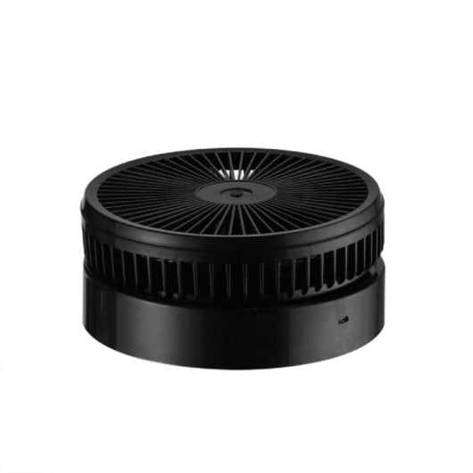 Iluminashop 349614 Ventilador de Pie Plegable con Altura Regulable con Mando a Distancia 10W Negro