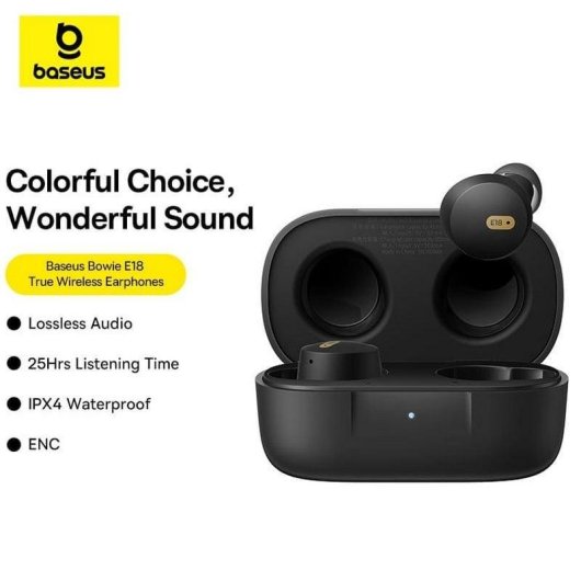 Baseus Bowie E18 True Wireless Auriculares Inalámbricos Blancos